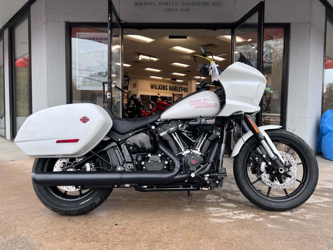 New 2026 Harley-Davidson FXLRST Low Rider ST in White Onyx Pearl with 10 miles