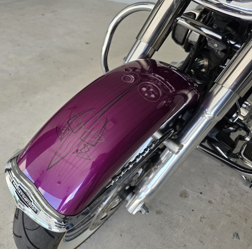 2016 Harley-Davidson® Softail® Deluxe PURPLE TWO TONE, photo 13