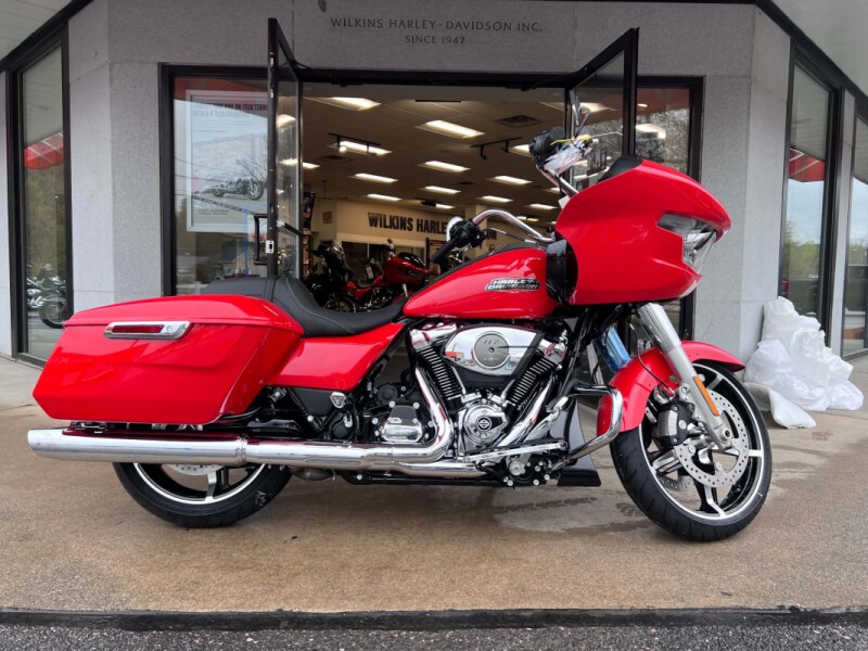 New 2026 HARLEY-DAVIDSON FLTRX ROAD GLIDE in Blood Orange with 10 miles