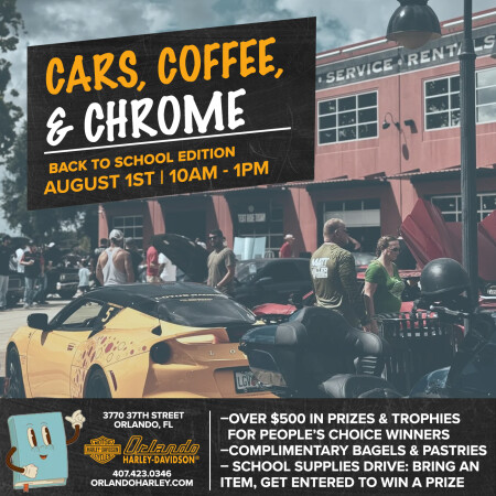 Cars, Coffee, & Chrome: Back to School