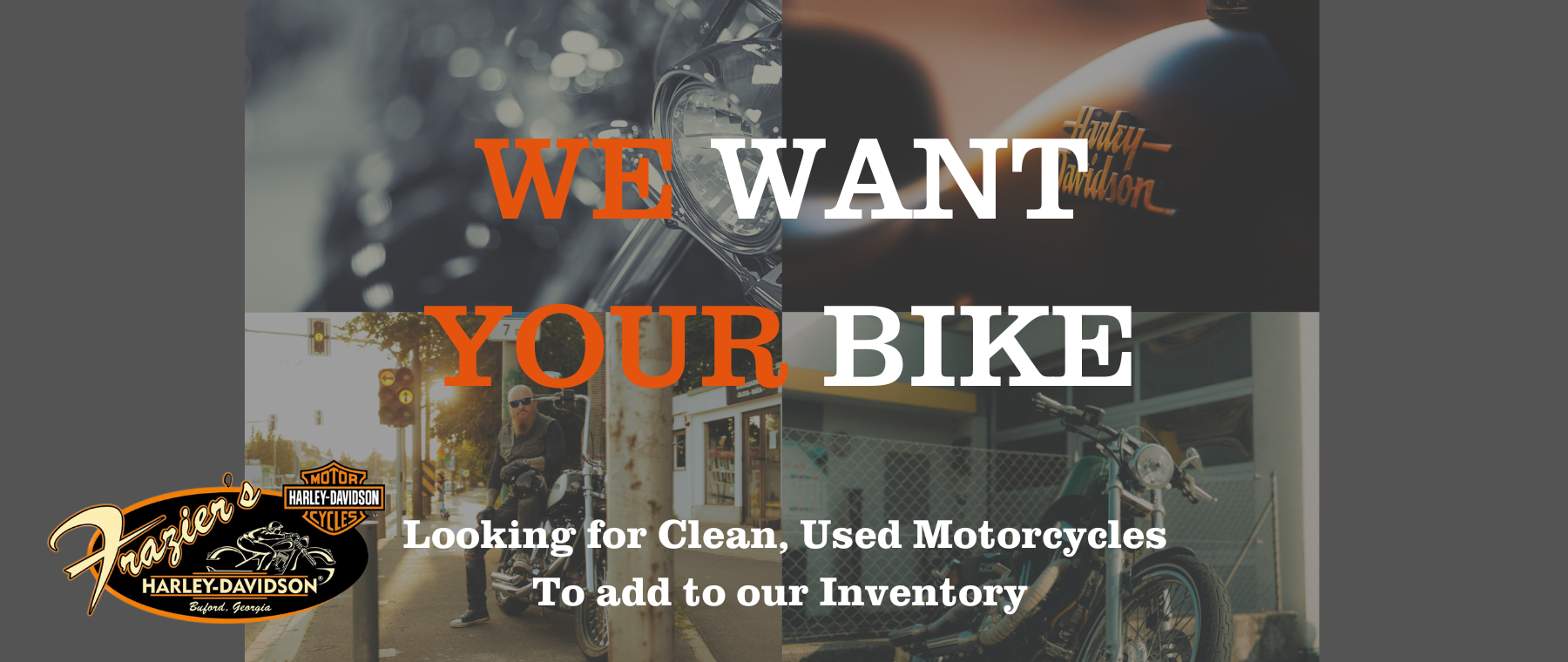We want your bike 