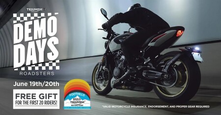 Triumph Roadster Demo Day