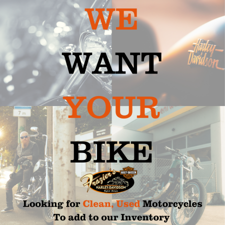 We Want Your Bike!