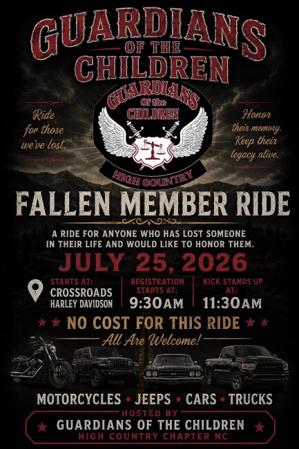 Guardian of the Children High Country Chapter Fallen Memeber Ride