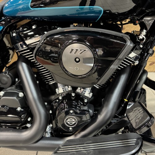 2026 Harley-Davidson® Road Glide® Teal Thunder / Vivid Black Black Trim  FLTRX thumb 2