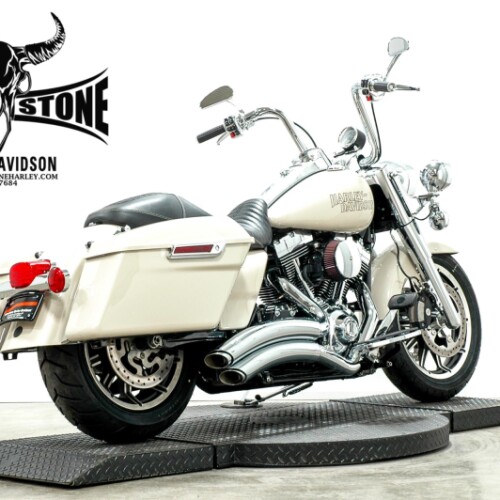 2014 Police Road King White Sand Pearl thumb 3