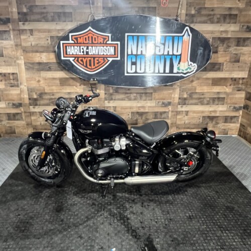 2025 Triumph Bonneville Bobber - Jet Black thumb 2