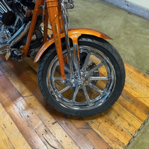 2008 Harley-Davidson® Screamin’ Eagle Softail Springer Inferno Orange with Fireburst Flames thumb 0