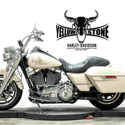 2014 Police Road King White Sand Pearl thumb 0