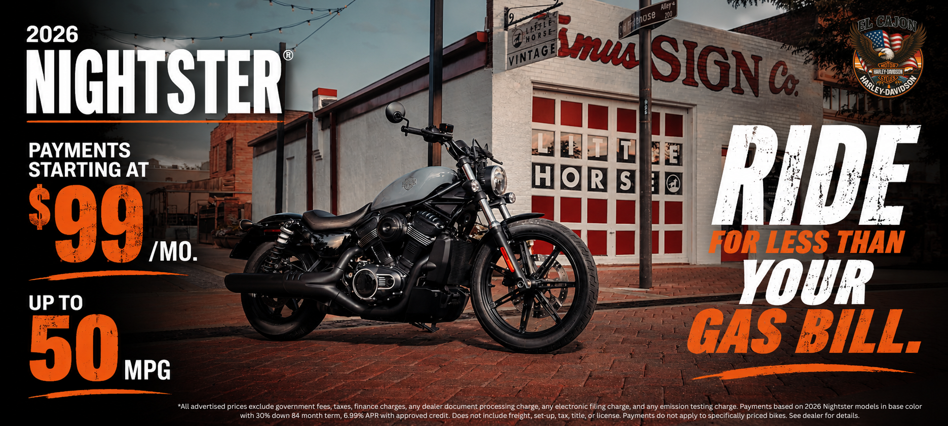 2026 NIghtster at only $99/MO