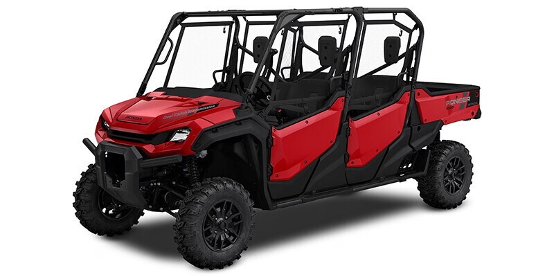 2025 Honda Pioneer 1000-6 Deluxe Crew Hero Red