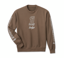 【Men's】ウィリーG™︎#1スカルスケッチクルーネックスウェットシャツ ダークグレー（カーキ）