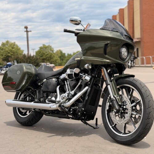 2026 Harley-Davidson® Low Rider® ST FXLRST Olive Steel Metallic Chrome Trim thumb 3