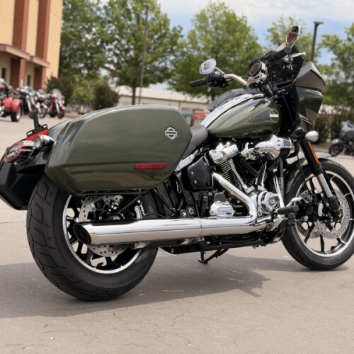 2026 Harley-Davidson® Low Rider® ST FXLRST Olive Steel Metallic Chrome Trim thumb 2