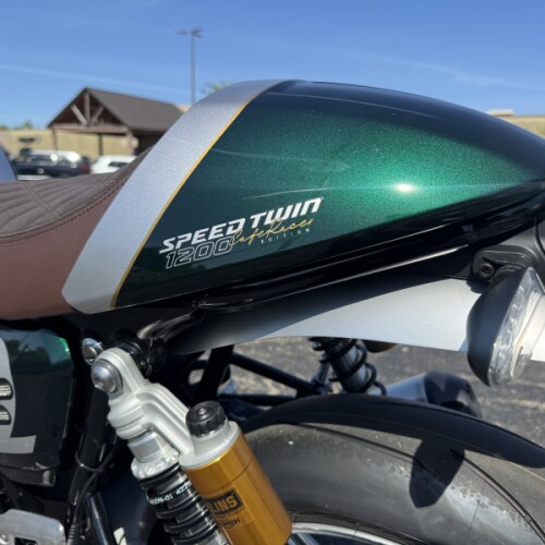 2027 TRIUMP SPEED TWIN CAFE ALUMINIUM/GREEN thumb 0