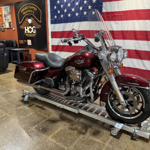 Harley-Davidson® Road King® 2014 FLHR MYSTERIOUS RED W/ PINSTRIPE thumb 2