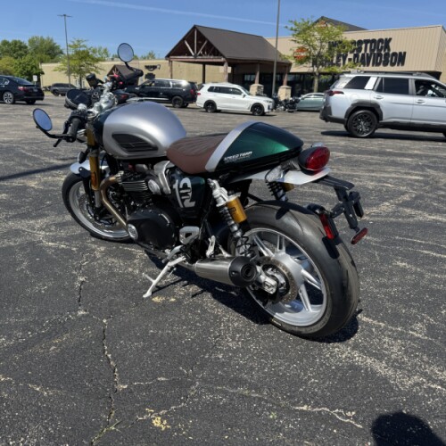 2027 TRIUMP SPEED TWIN CAFE ALUMINIUM/GREEN thumb 1