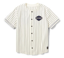 【Men's】エッセンシャル ピンストライプ ベースボールジャージ