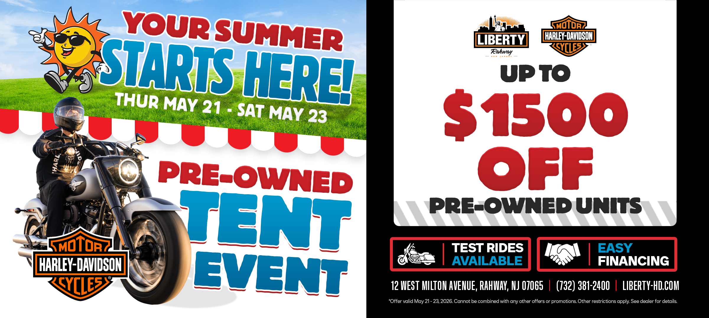 New H-D® & Used motorcycle dealer in Rahway, NJ | Near Newark