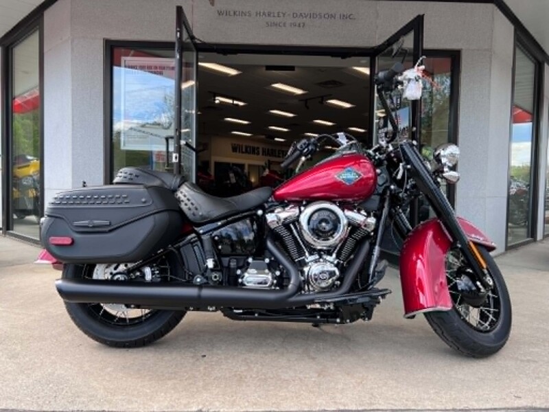 2026 Harley-Davidson FLHC Heritage Classic in Brilliant Red with Laced Wheels