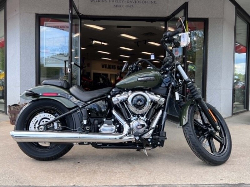 2026 HARLEY-DAVIDSON FXBB STREET BOB in Olive Steel Metallic