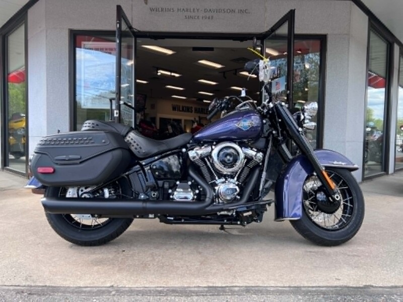 2026 Harley-Davidson FLHC Heritage Classic in Purple Abyss with Laced Wheels