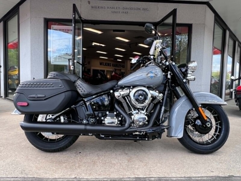 2026 Harley-Davidson FLHC Heritage Classic in Dark Billiard Gray with Laced Wheels