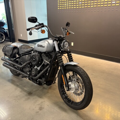 2020 Harley-Davidson® Street Bob® Barracuda Silver Denim thumb 3