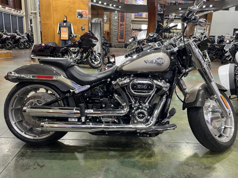 2023 Harley-Davidson® Fat Boy® 114 Gray Haze/Silver Fortune