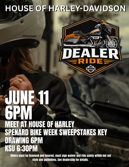 House of Harley Dealer Ride & Key Drawing