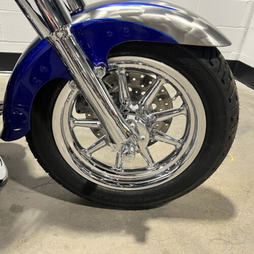 2005 Cvo Fat Boy Candy Cobalt and Starlight Black  FLSTFSE thumb 2