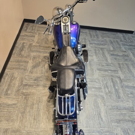 2009 Harley-Davidson® Softail® Deluxe Two-Tone Black Ice/Blue Ice FLSTN thumb 1