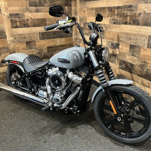 2026 Harley-Davidson® Street Bob® Dark Billiard Gray Chrome Cast Wheels FXBB thumb 3
