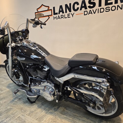 2024 Harley-Davidson® Fat Boy® 114 Vivid Black FLFBS thumb 0