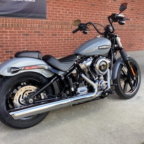 2026 Harley-Davidson® Street Bob® Dark Billiard Gray Chrome Cast Wheels thumb 2