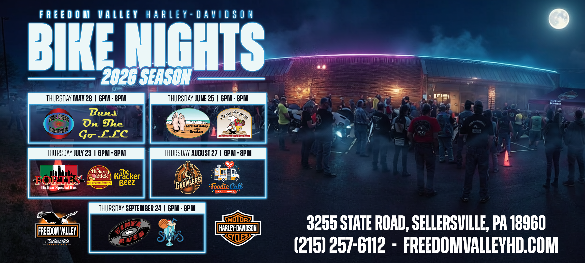 Bike night full schedule