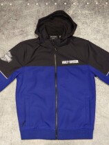JACKET-WOVEN,DARK BLUE/BLACK