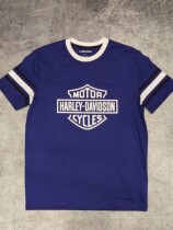 TEE-KNIT,DARK BLUE HEATHER