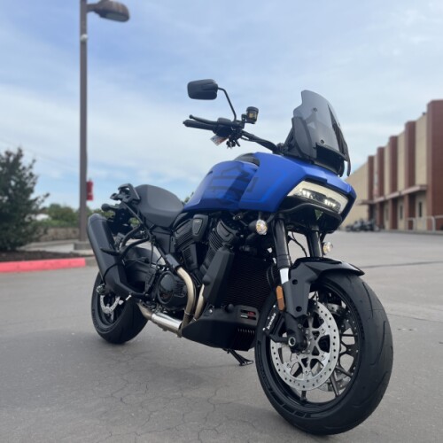 2026 Harley-Davidson® RA1250ST Pan America® Aurora Blue Denim  thumb 3