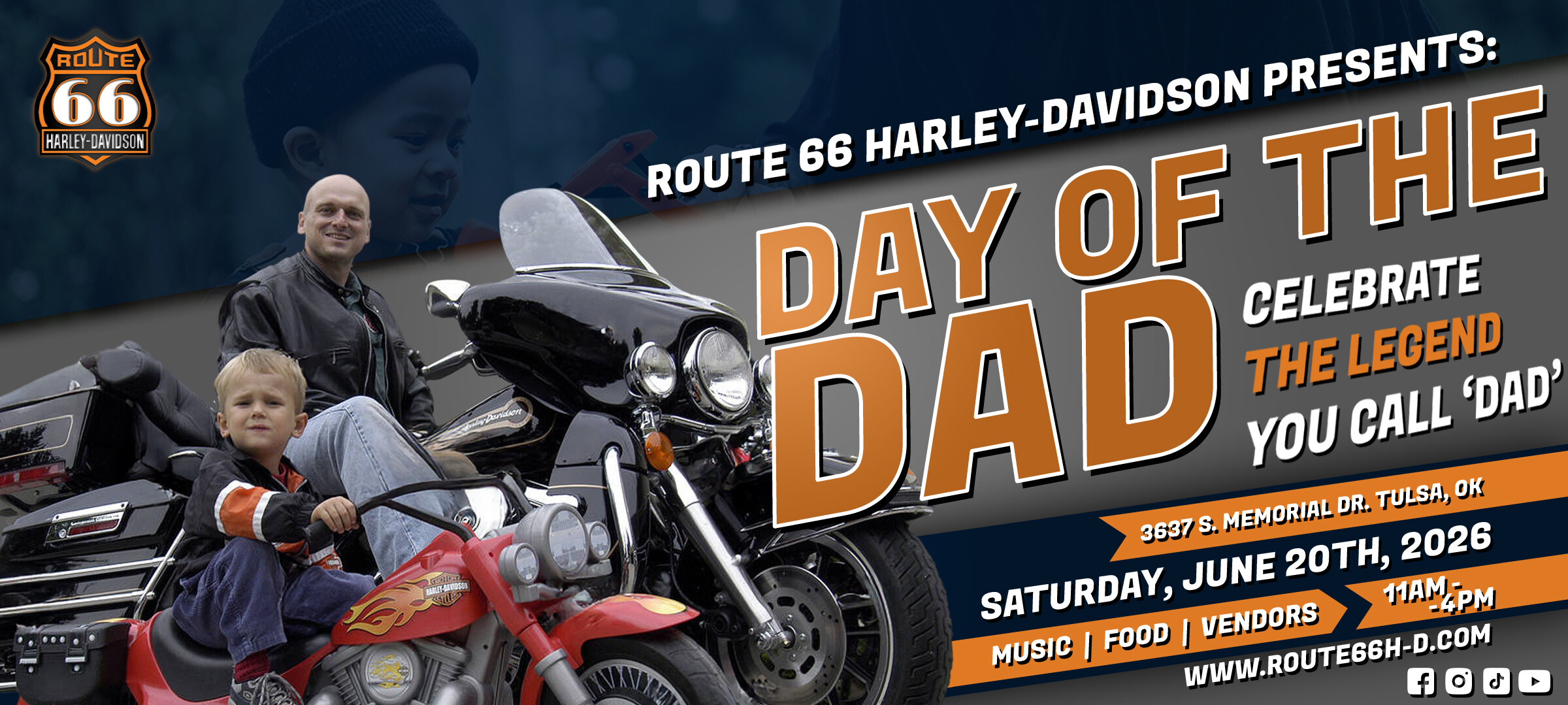 Route 66 Harley-Davidson presents: Day of the Dad 2
