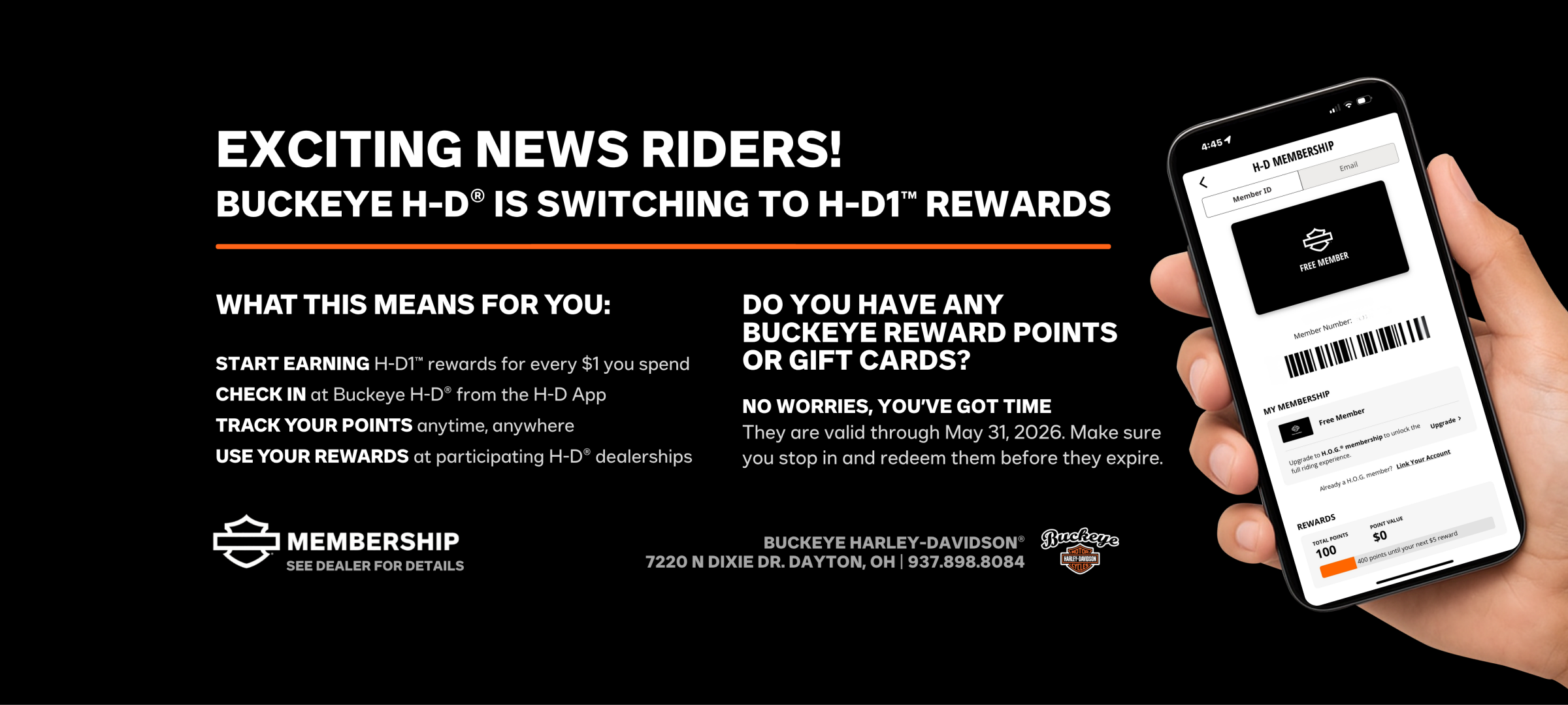 Reward & Gift Card System Changes
