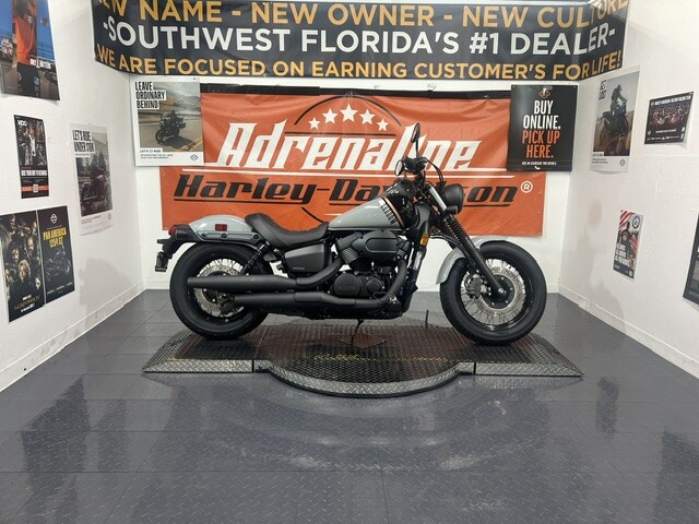 2024 Honda Shadow Phantom Deep Pearl Grey | Pre-Owned Cruiser Motorcycle