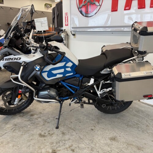2018 BMW Motorrad R 1200 GS Adventure Light White / Cordoba Blue thumb 3
