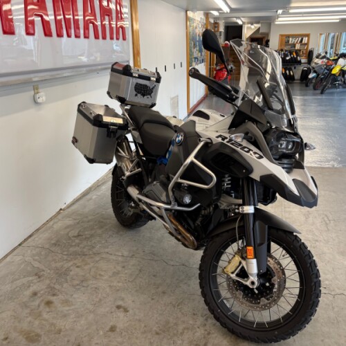 2018 BMW Motorrad R 1200 GS Adventure Light White / Cordoba Blue thumb 1