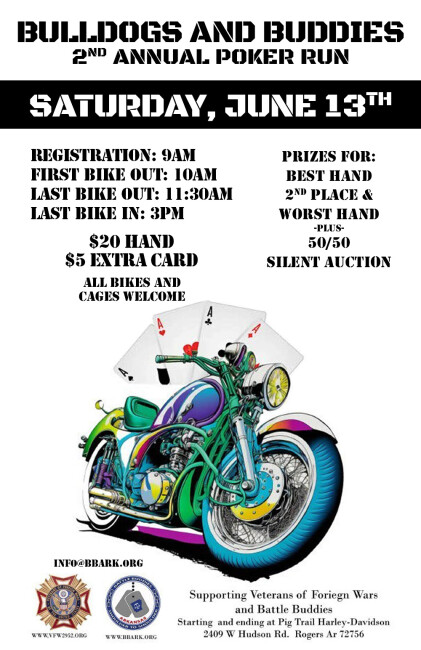 Bulldogs and Buddies Poker Run