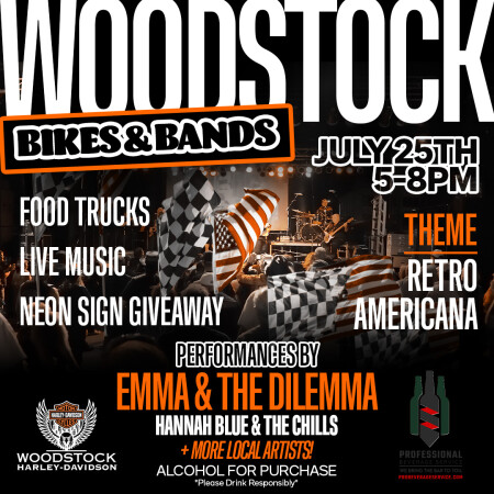 Woodstock Bikes & Bands: JULY