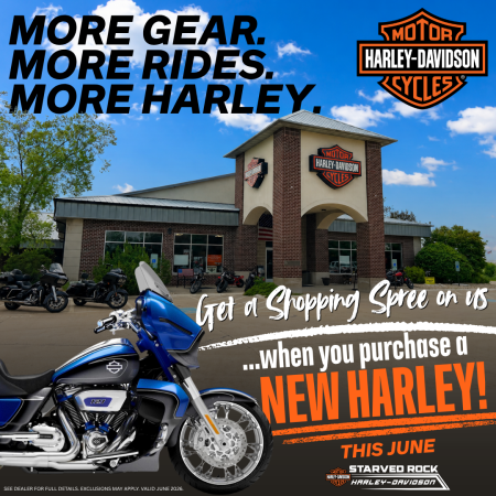 More Gear. More Rides. More Harley.