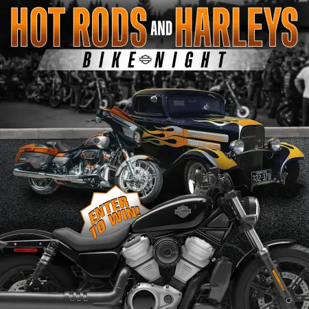 Hot Rods & Harleys Bike Night + Car & Bike Show