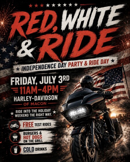 RED, WHITE & RIDE