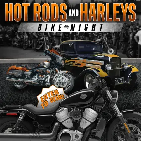 Hot Rods & Harleys Bike Night + Car & Bike Show